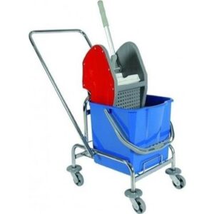 Ceymop Çift Kovalı Temizlik Seti Çelik Presli