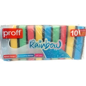 Proff Bulaşık Süngeri Rainbow 10'lu