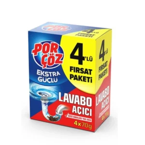 Porçöz Lavabo Açıcı Granül 4x50 gr
