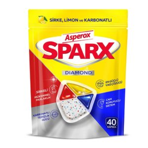Asperox Sparx Diamond Bulaşık Makinesi Tableti 40'lı